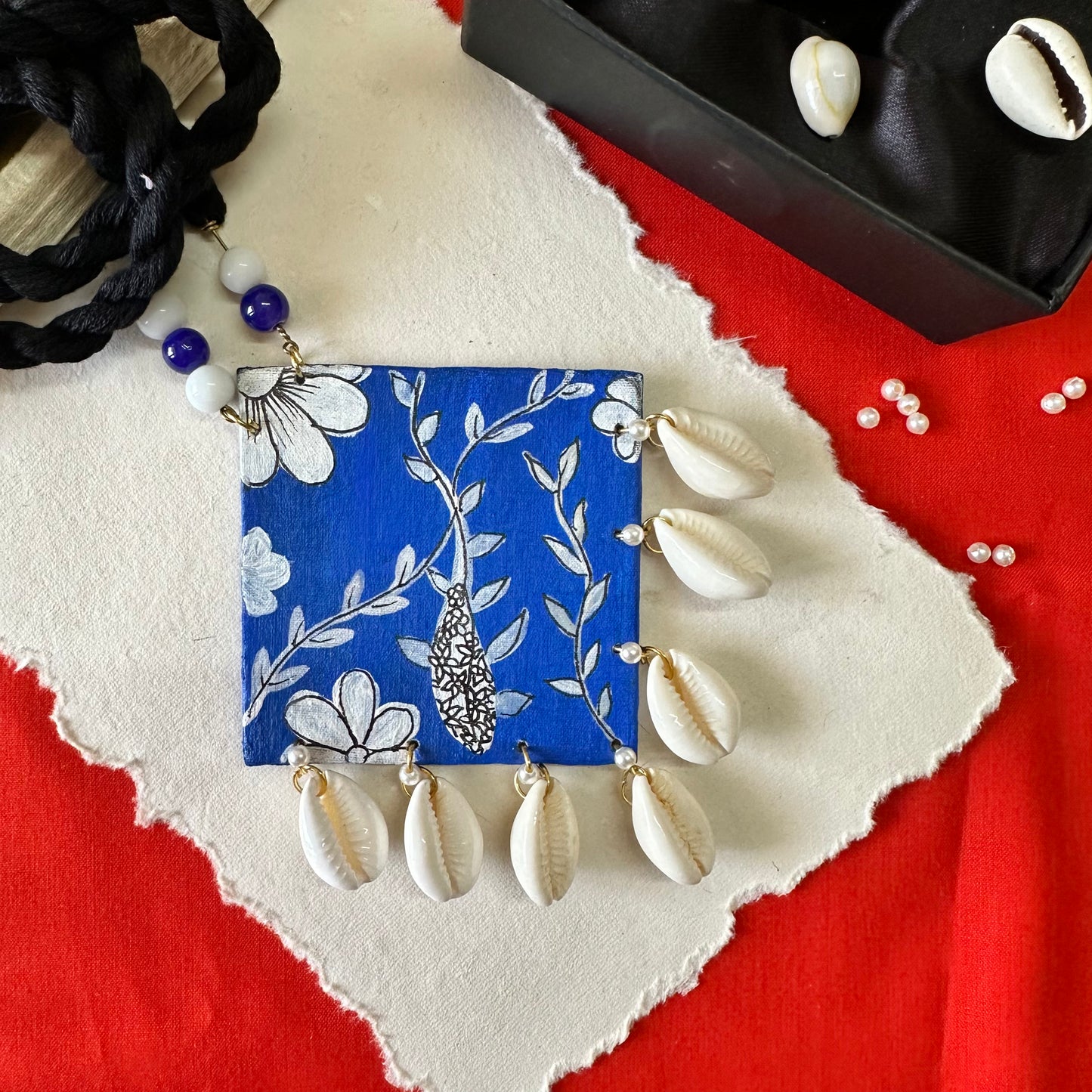 Aaranya Handpainted Neckpiece - Khasiyat