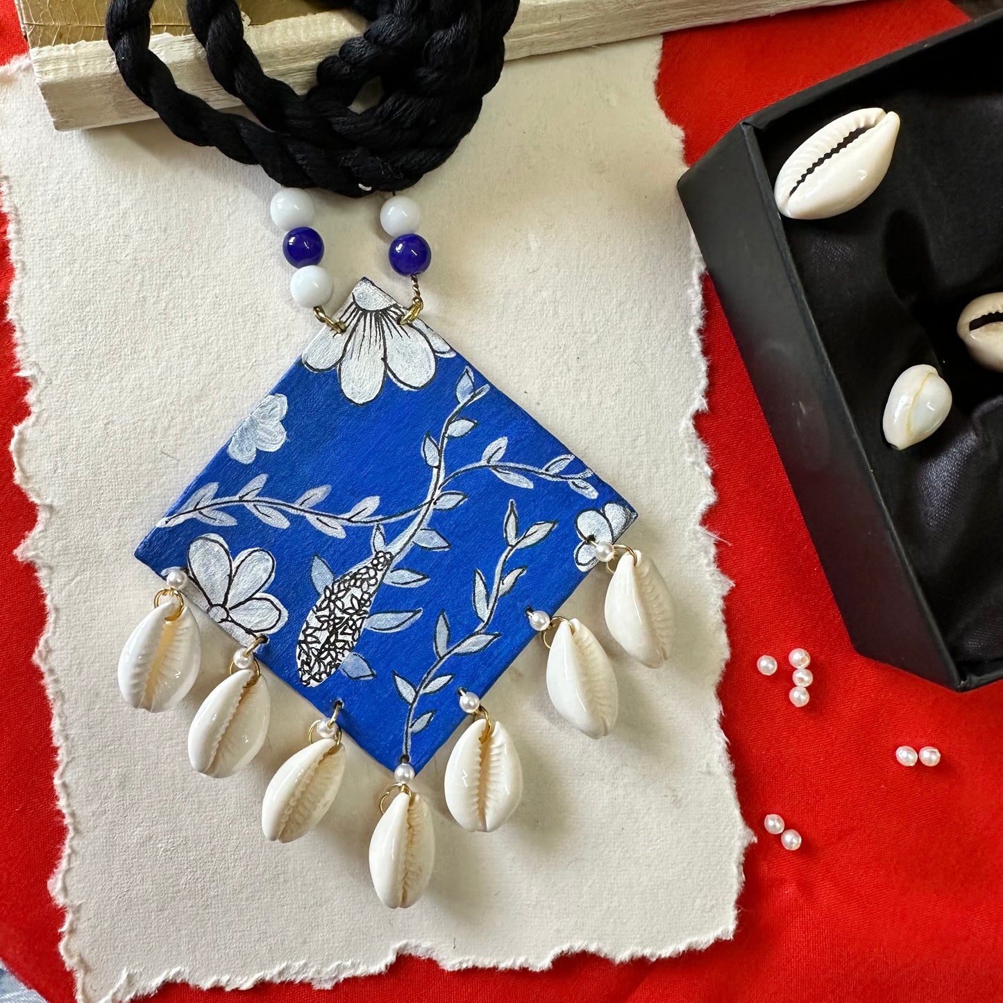 Aaranya Handpainted Neckpiece - Khasiyat