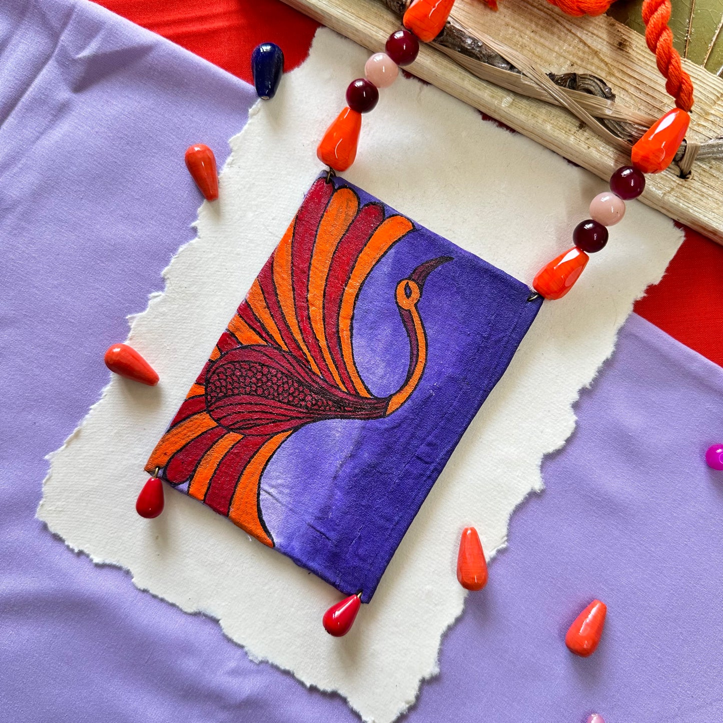 Shringarika Handpainted Neckpiece - Khasiyat
