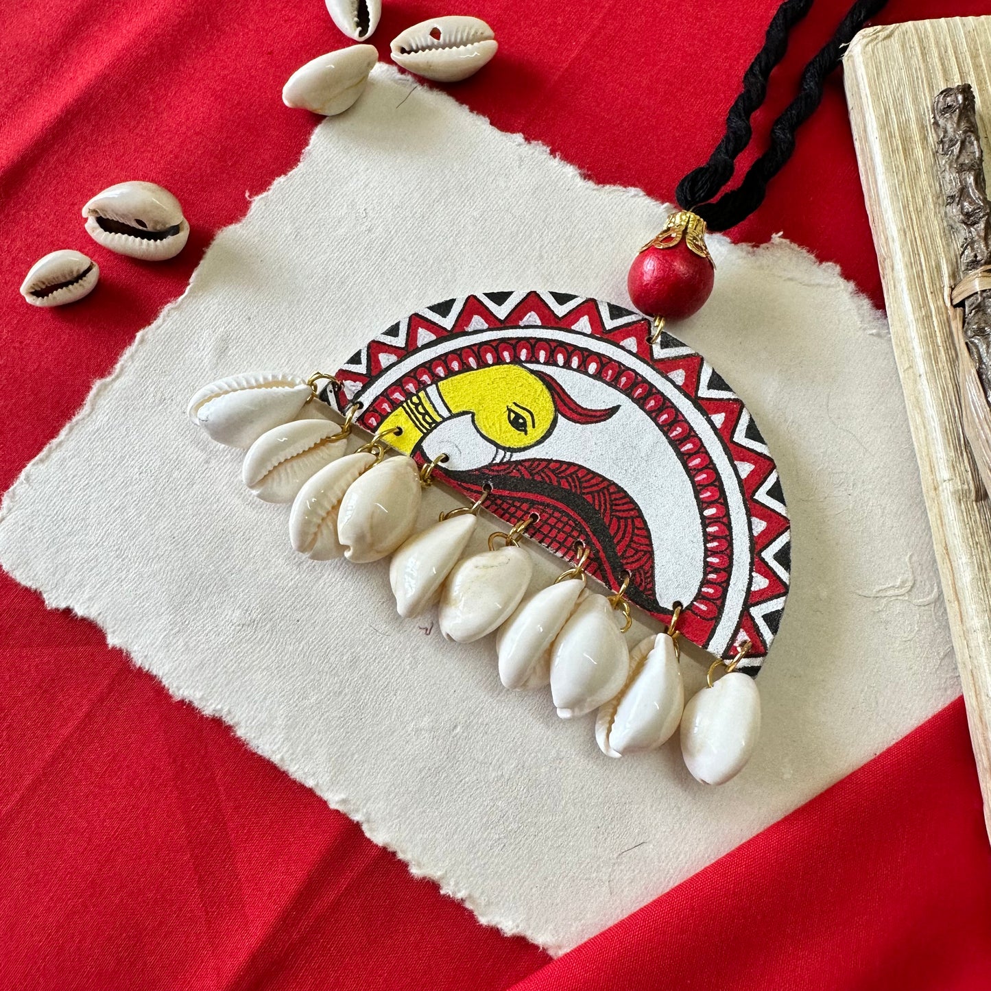 Chandrika Handpainted Neckpiece - Khasiyat