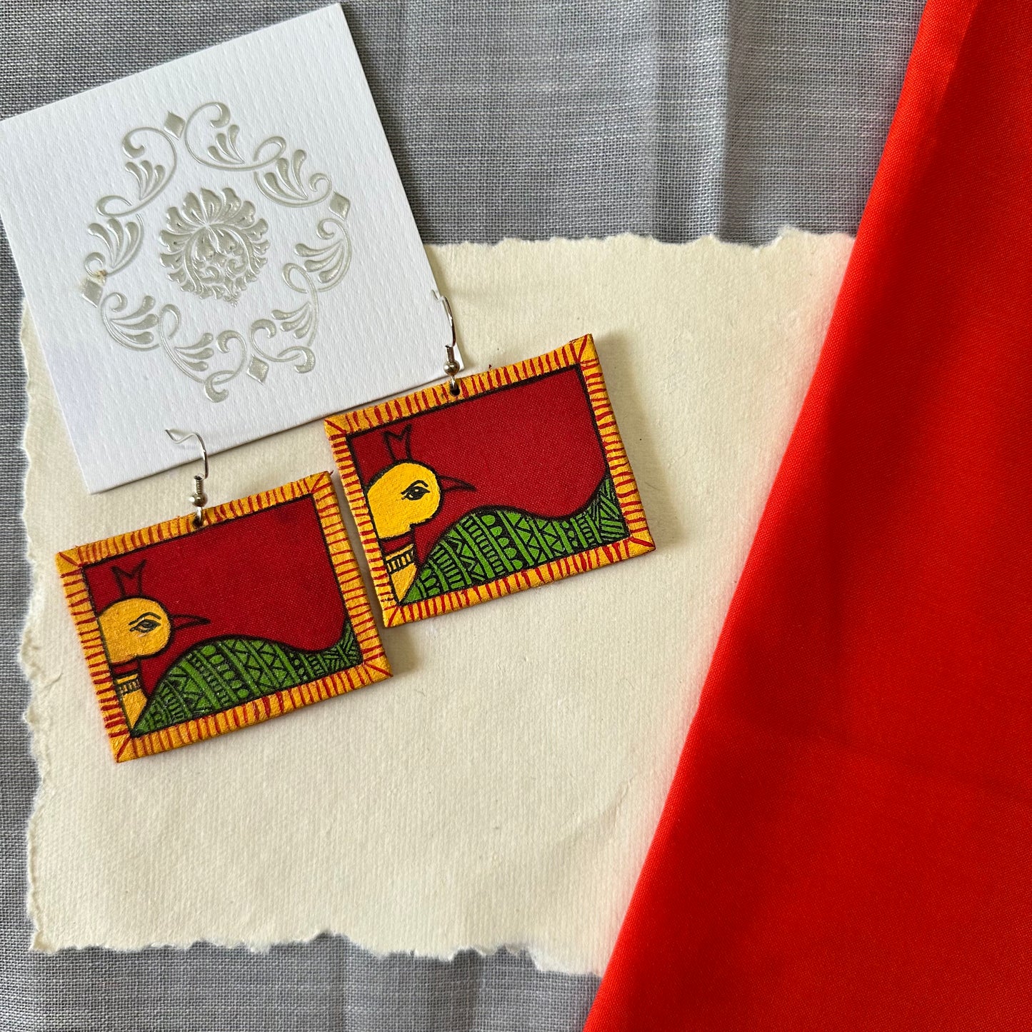Ragini Handpainted Earring - Khasiyat