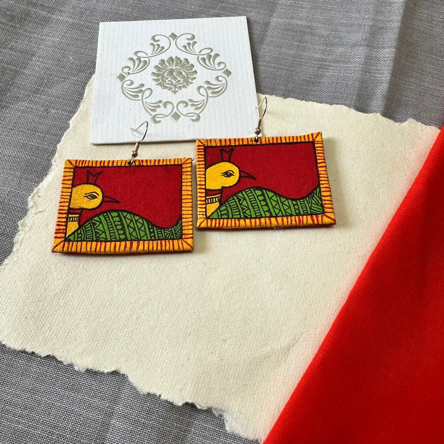 Ragini Handpainted Earring - Khasiyat