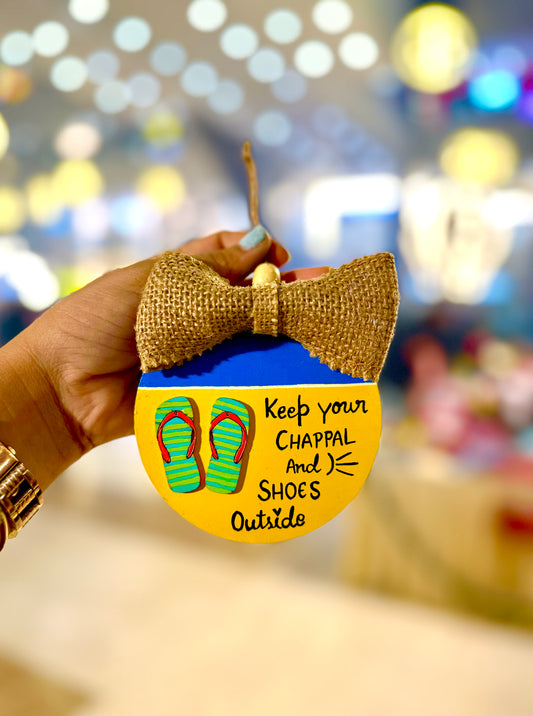 Shoes Warning Door Hanging - Khasiyat