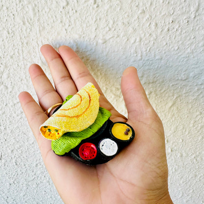Dosa Delight Fridge Magnet - Khasiyat