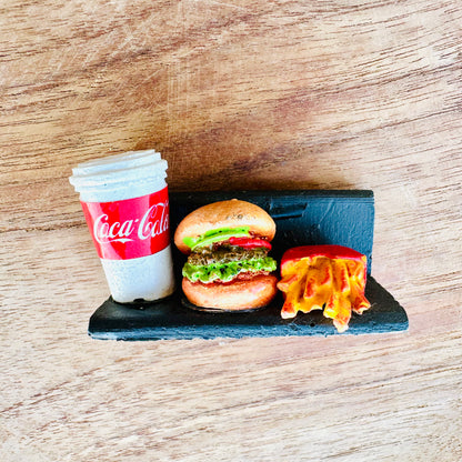Burger Meal Fridge Magnet - Khasiyat