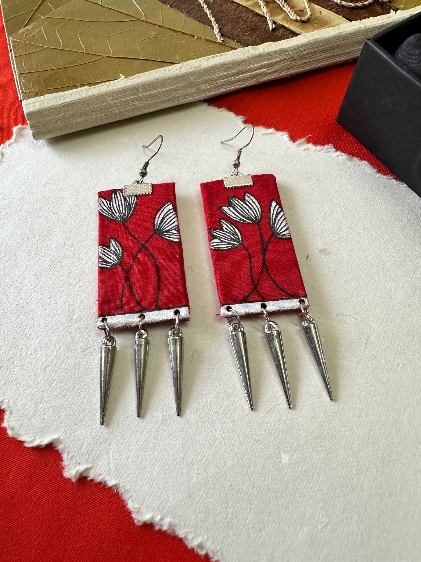 Kamalika Handpainted Earrings - Khasiyat