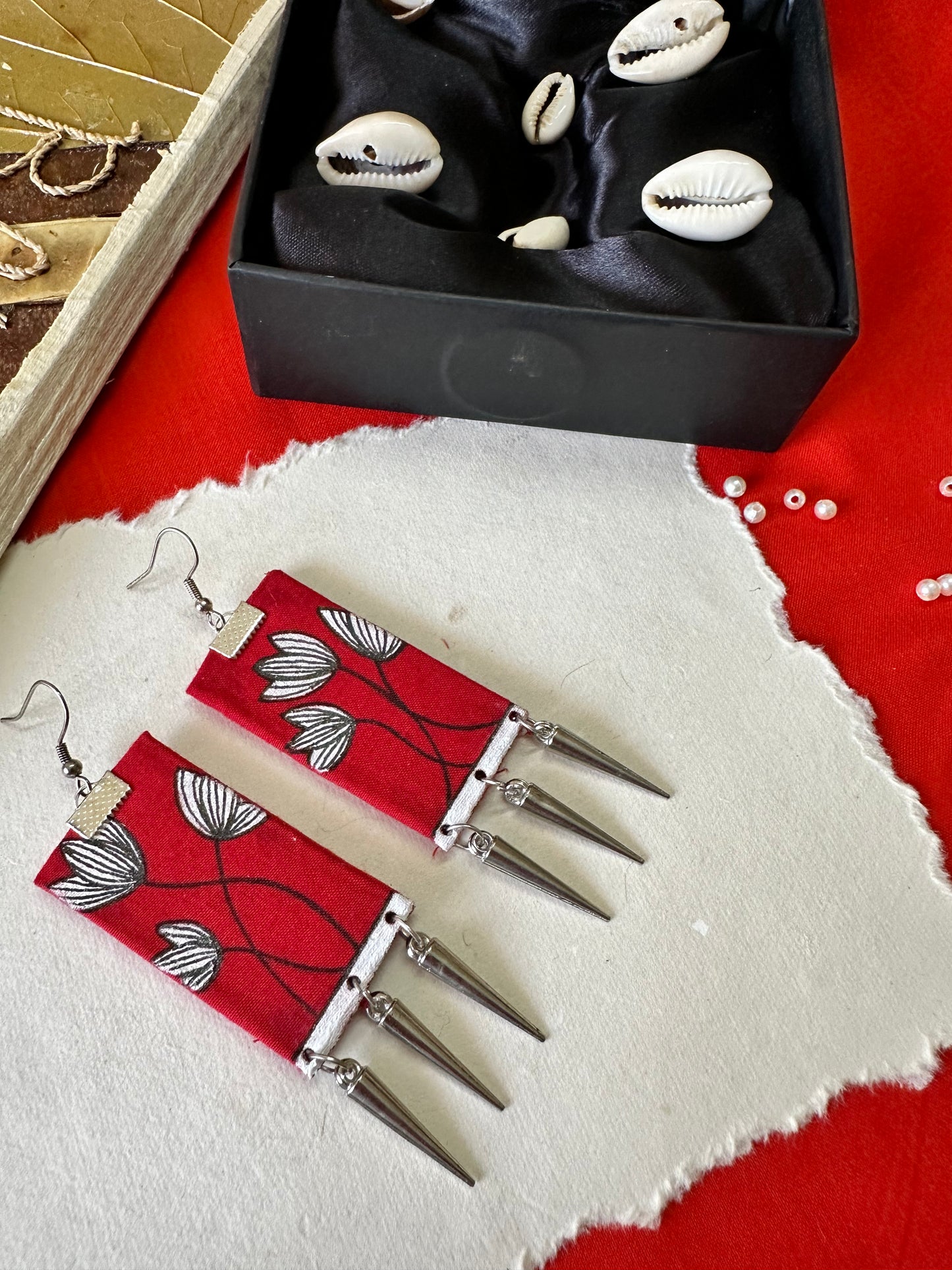 Kamalika Handpainted Earrings - Khasiyat
