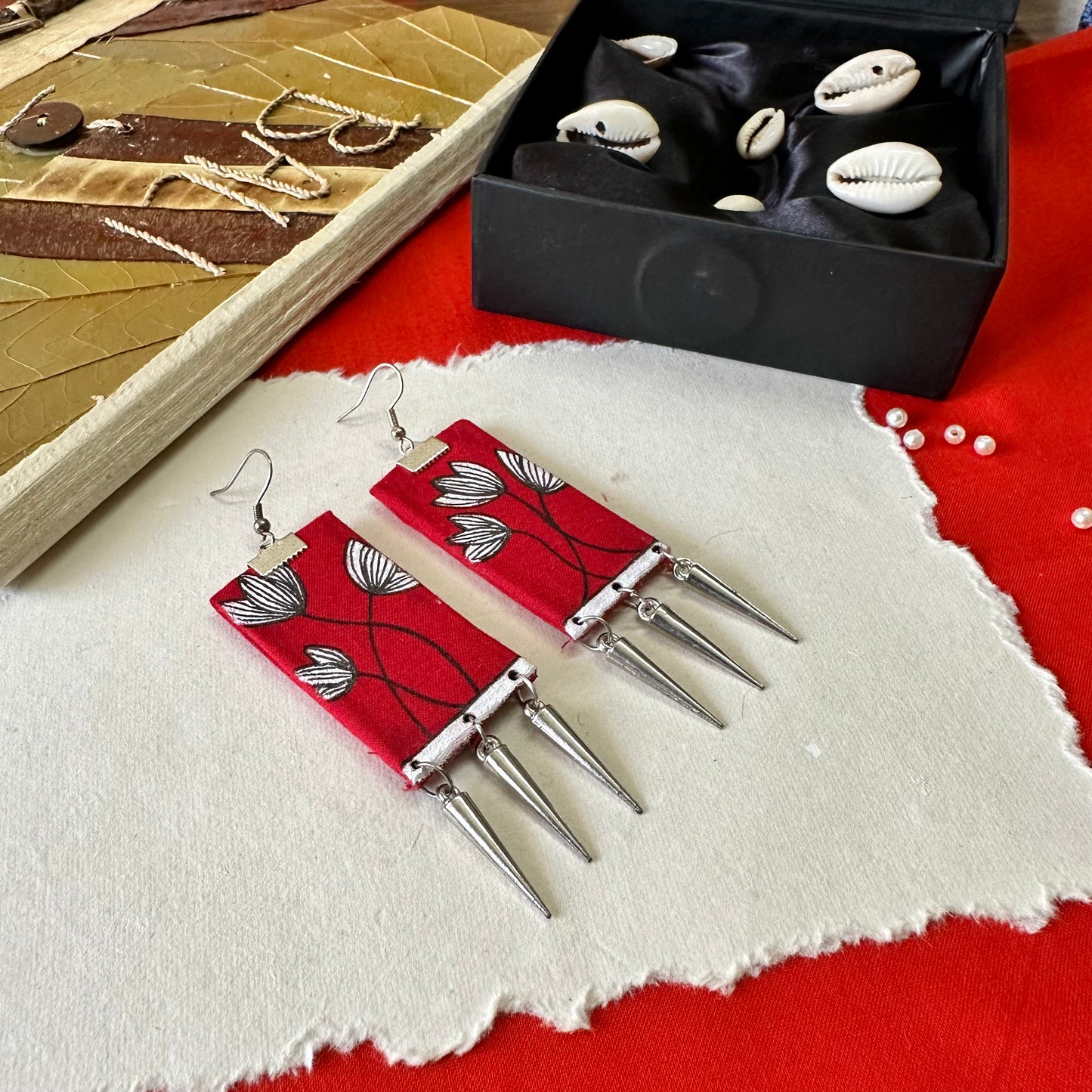 Kamalika Handpainted Earrings - Khasiyat