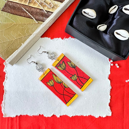 Shringaarika Handpainted earring - Khasiyat