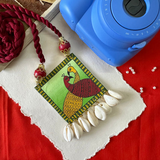Gulbahar Handpainted Neckpiece - Khasiyat