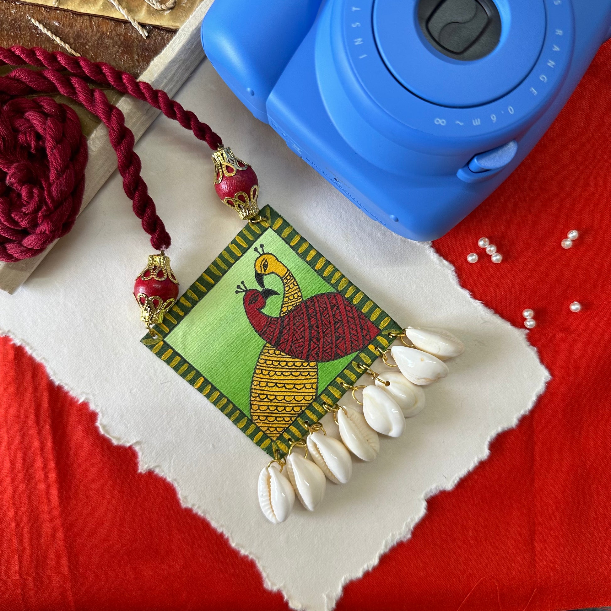 Gulbahar Handpainted Neckpiece - Khasiyat