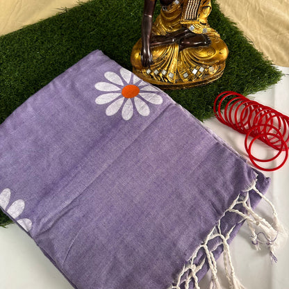 Gulraangi Khwab- Handpainted Saree