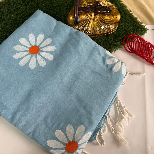 Aasmaani Muskaan - Hanpainted Saree