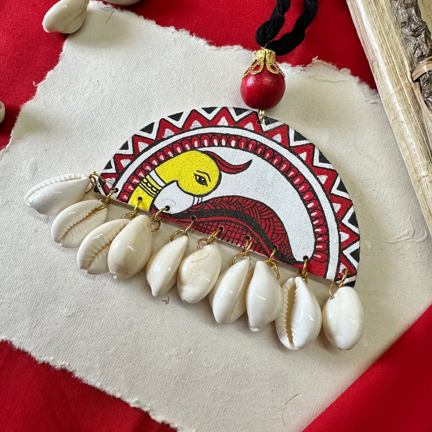 Chandrika Handpainted Neckpiece - Khasiyat