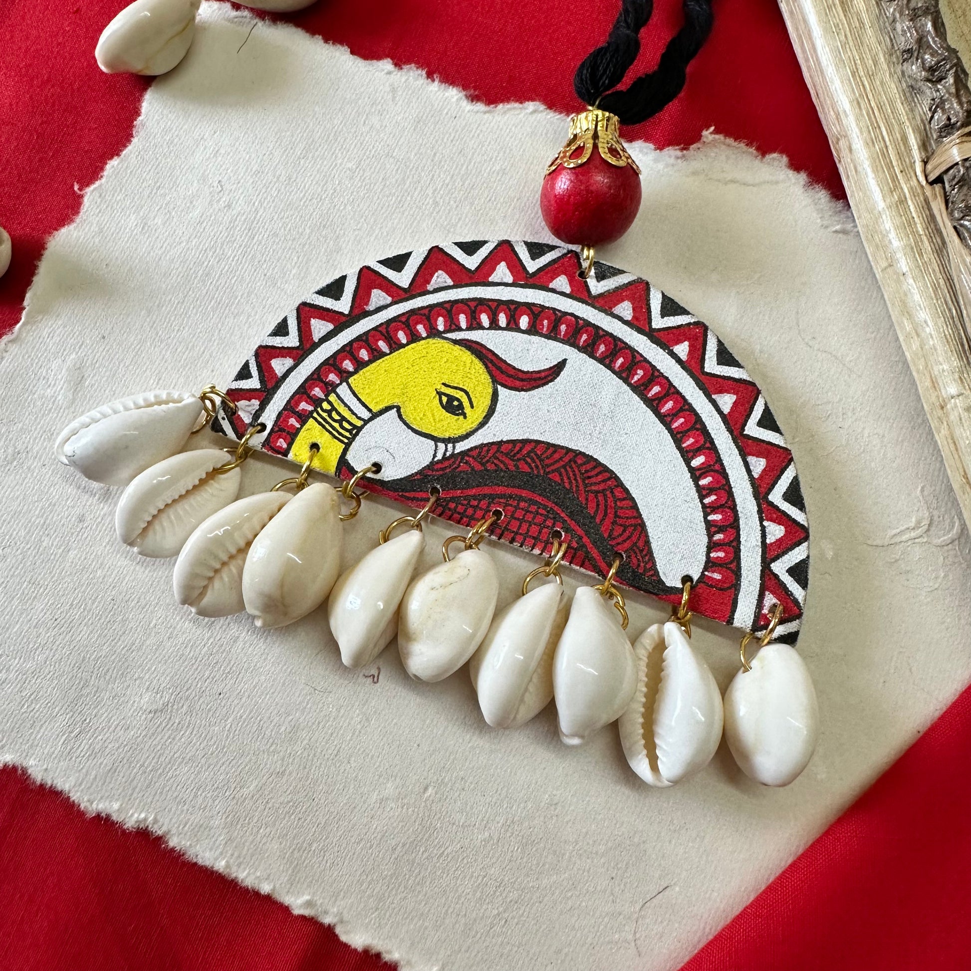 Chandrika Handpainted Neckpiece - Khasiyat