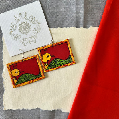 Ragini Handpainted Earring - Khasiyat