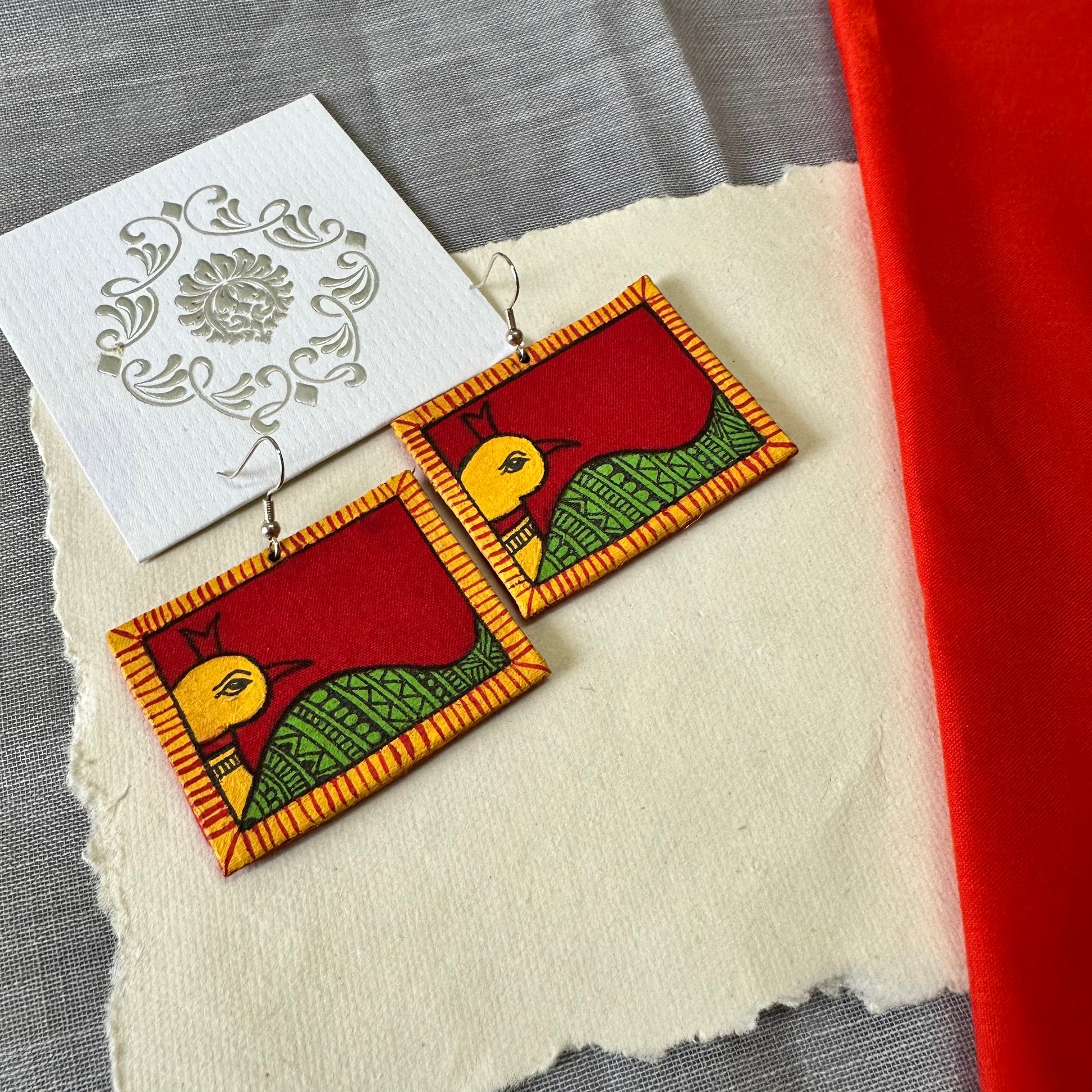 Ragini Handpainted Earring - Khasiyat