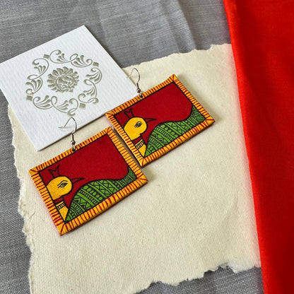 Ragini Handpainted Earring - Khasiyat