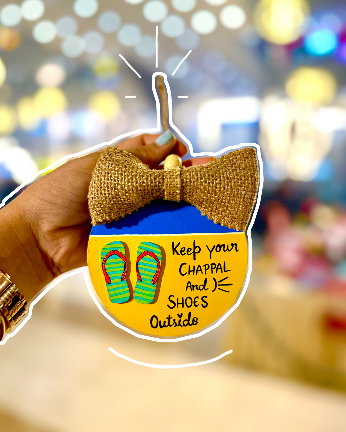 Shoes Warning Door Hanging - Khasiyat