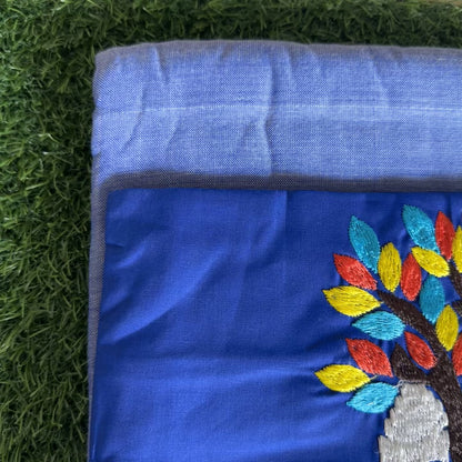 Meditative Grace Handloom Khadi Cotton Saree
