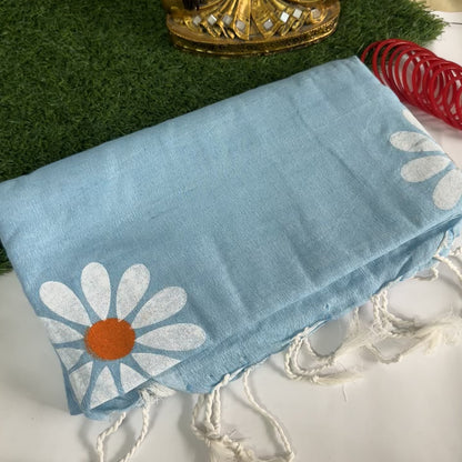 Aasmaani Muskaan - Hanpainted Saree