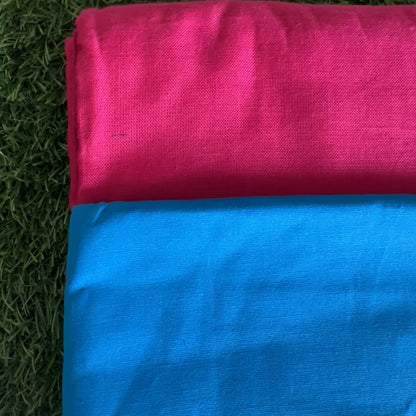 Lotus Tranquility Handloom Khadi Cotton Saree