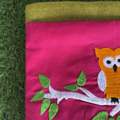 Ullu Tales Handloom Khadi Cotton Saree